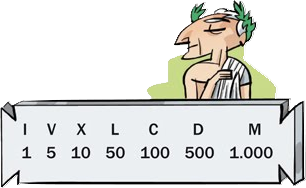 Resultado de imagen de simbolos de numeracion romanos